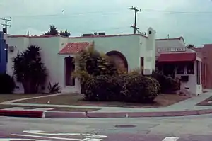 the exterior of the Bodhi Tree Bookstore as seen from Westbourne Avenue in the early 1970s.