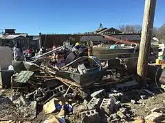 Image 10A liquor store that was destroyed in the western part of Bowling Green, Kentucky. (from Tornado outbreak of December 10–11, 2021)