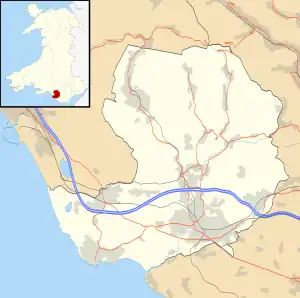 Pencoed is located in Bridgend