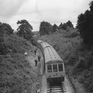 The train at Brimley Halt.