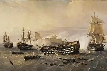 Bombardment of the Morro Castle (Rafael Monleón)