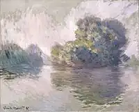 The Islets at Port-Villez (Les Iles à Port-Villez) by Claude Monet, Brooklyn Museum, 1897.