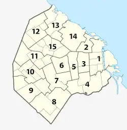 Location of Comuna 4