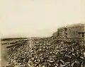 Damage to Seawall after 1915 Hurricane.