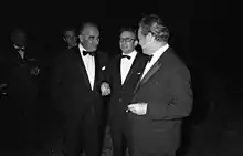 Pompidou with West German chancellor Willy Brandt in Cologne, 3 July 1972