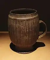 Large grey mug, Henan Longshan culture, Late Neolithic period (ca.&nbsp;2500–2000 BC)