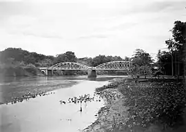 Bridge over Ci Manuk near Kadipaten, Majalengka. Before 1940.