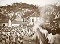 Ceremony at a Chinese Indonesian temple