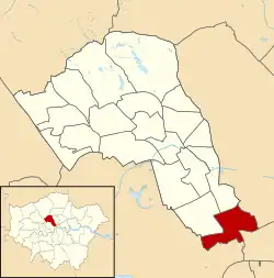 Holborn and Covent Garden highlighted within Camden