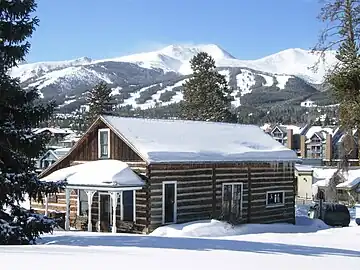 Edwin Carter Log Cabin Naturalist Museum (c. 1875) Edwin Carter in Breckenridge, Colorado