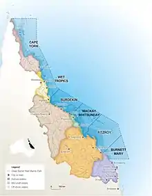 Image 32Catchments along the Great Barrier Reef (from Environmental threats to the Great Barrier Reef)