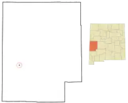 Location of Reserve, New Mexico