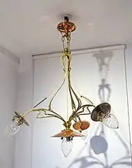 Ceiling light by Van de Velde (1898)