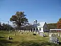 Central United Methodist Church and Cemetery along Northwestern Pike (U.S. Route 50) at Loom