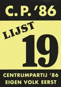 Election poster of CP'86