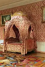 A Polish bed in one of the royal chambers at Versailles