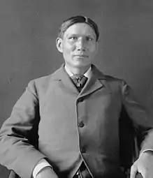 Image 21Sioux: Ohiyesa, (pronounced Oh hee' yay suh), February 19, 1858 - January 8, 1939) was a Native American author, physician and reformer. He was active in politics and helped found the Boy Scouts of America.