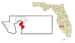 Location in Charlotte County and the state of Florida
