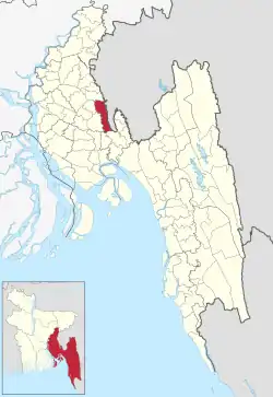 Location of Chauddagram