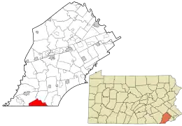 Location in Chester County and the U.S. state of Pennsylvania.