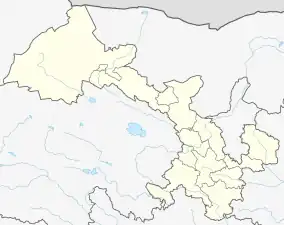 Cheng County is located in Gansu