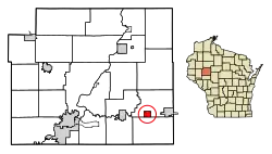 Location of Boyd in Chippewa County, Wisconsin.