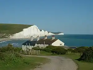 Image 11The Seven Sisters chalk cliffs to the east of Seaford (from Seaford, East Sussex)