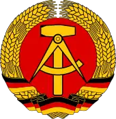 Coat of arms of the GDR(26 September 1955 to 2 October 1990)