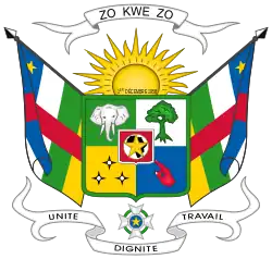 Arms of the Central African Republic