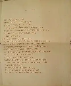 The Latin text of Colossians 1:28-2:3