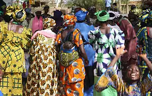 Image 15A crowd of women in Mali. (from Culture of Mali)