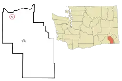 Location of Starbuck, Washington