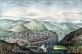 City of Constantine, capital of eastern beylik, by Léon Galibert (1844)