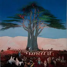 Image 2Csontváry Kosztka, Tivadar - Pilgrimage to the Cedars of Lebanon (from Culture of Lebanon)