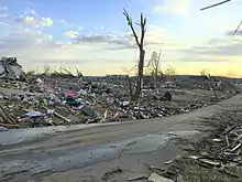 Image 8Widespread devastation in a residential area of Dawson Springs. (from 2021 Western Kentucky tornado)