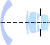 Voigtländer Skoparet (35&nbsp;mm f/3.4, 1956) by Determann, from US Patent 2,927,506