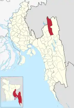Location of Dighinala