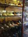 Display of shoes at John Lobb, London