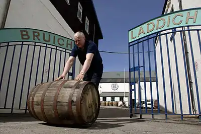 Image 5The Bruichladdich distillery is a distillery on the Rhinns of the isle of Islay in Scotland. The distillery produces mainly single malt Scotch whisky, but has also offered artisanal gin.Photo credit: Bdcl1881