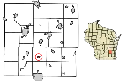 Location of Clyman in Dodge County, Wisconsin.