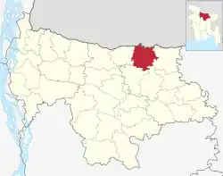 Location of Durgapur