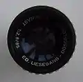 Projection objective Patrinast for a 35&nbsp;mm slide projector by Ed. Liesegang; 1:2.8/85