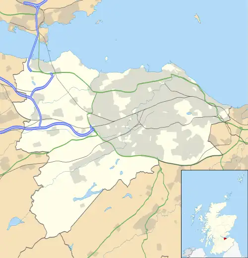 Balgreen is located in the City of Edinburgh council area