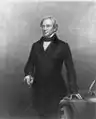 Edward Everett; engraving by D.J. Pound, after painting by Wight, ca.1859