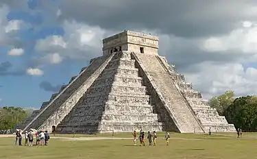 Image 12Mesoamerican step-pyramid nicknamed El Castillo at Chichen Itza (from Portal:Architecture/Ancient images)