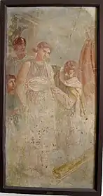 Helen of Sparta boards a ship for Troy