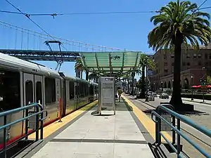 The Embarcadero and Folsom station, 2017