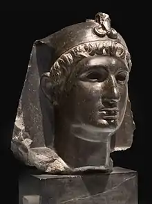 1st-century AD Roman emperor as pharaoh (Louvre)