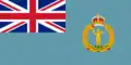 The 1945 ROC Ensign. (Note representation of Tudor Crown, rather than St Edward's Crown, as used from 1952).