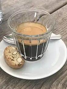 Image 17An espresso by the glass in Trieste - in the local dialect "Nero in B" (from Coffee culture)